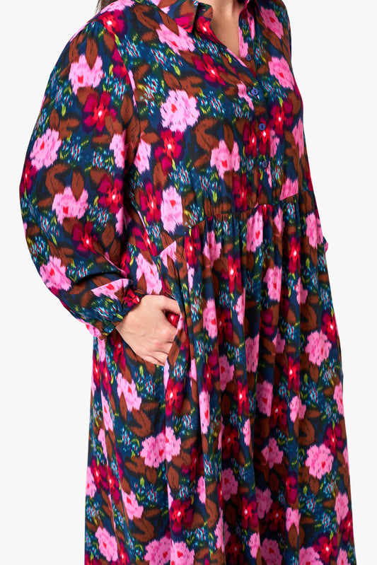 Dexter Dress - Hazy Floral Print