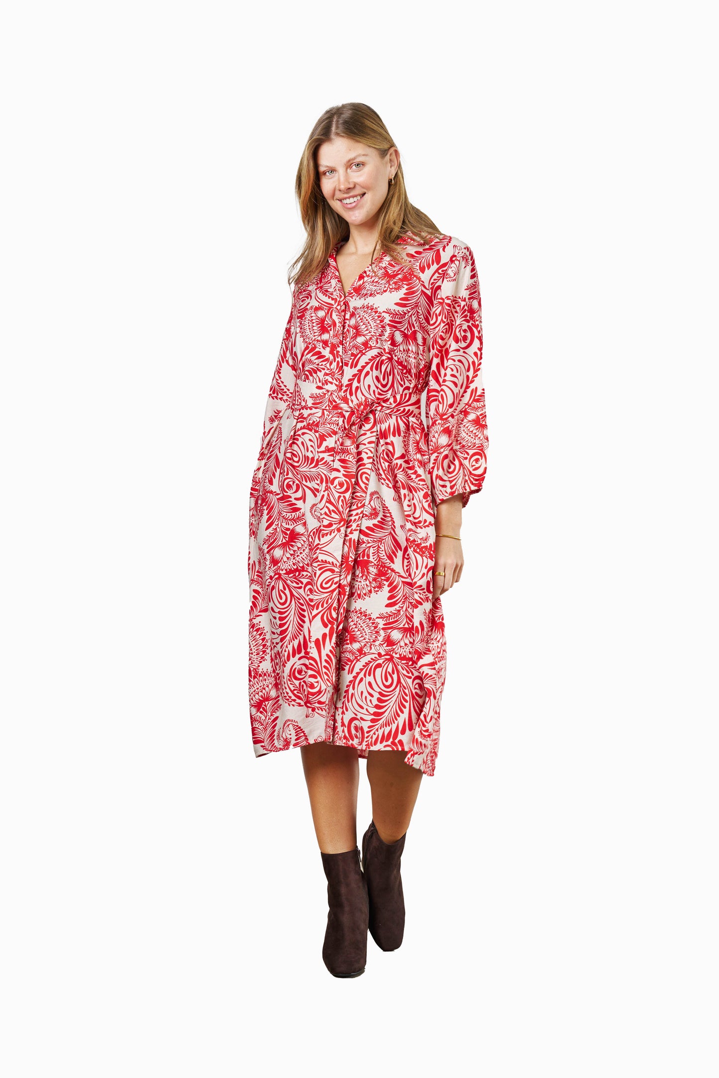 Antonia Dress - Red