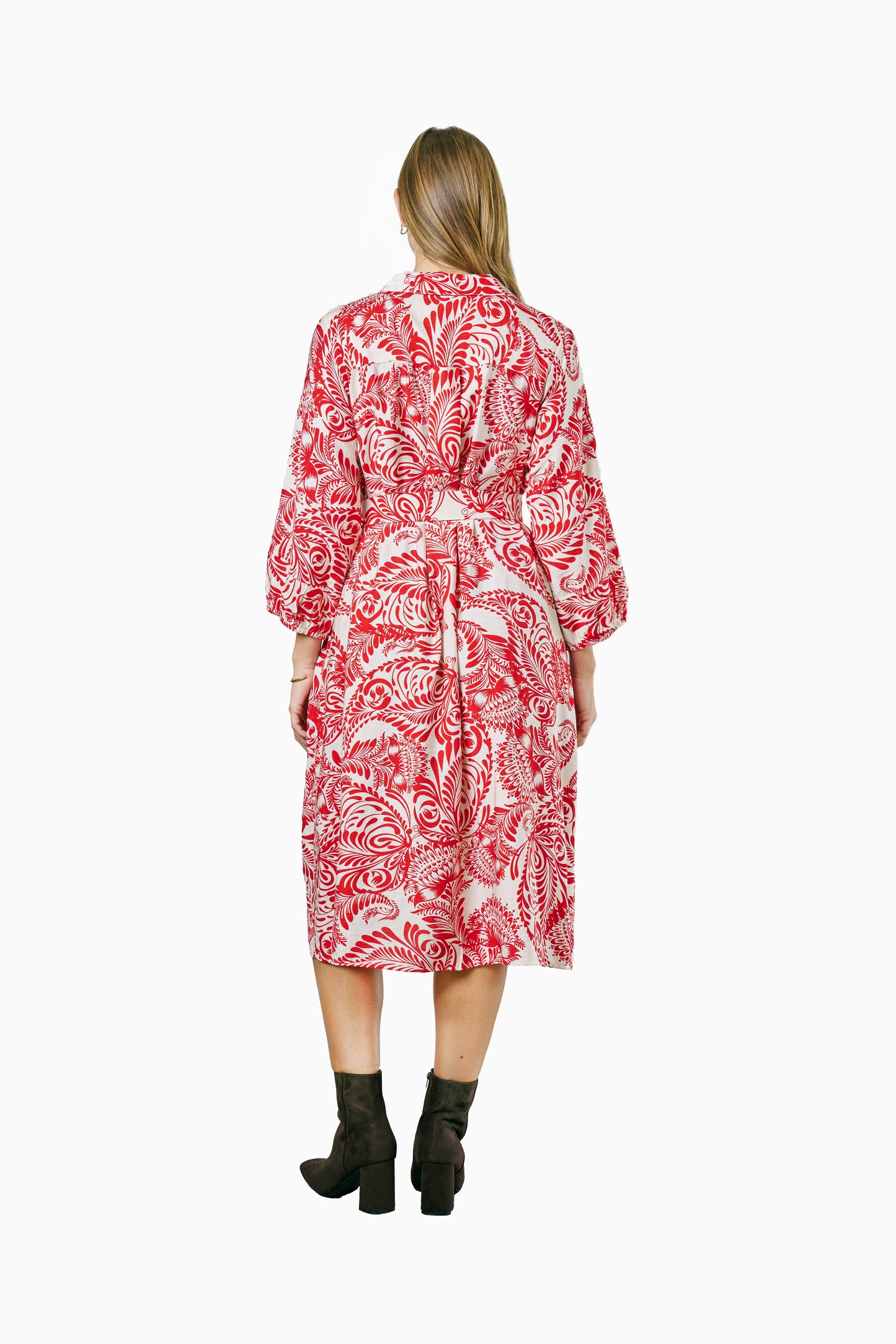 Antonia Dress - Red