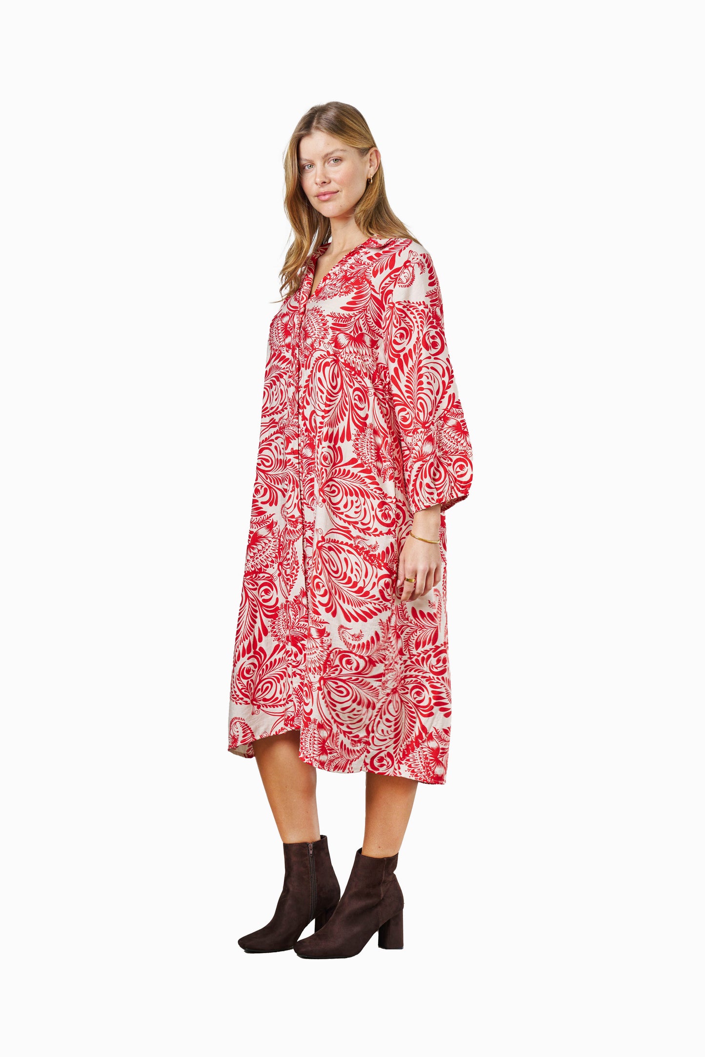Antonia Dress - Red