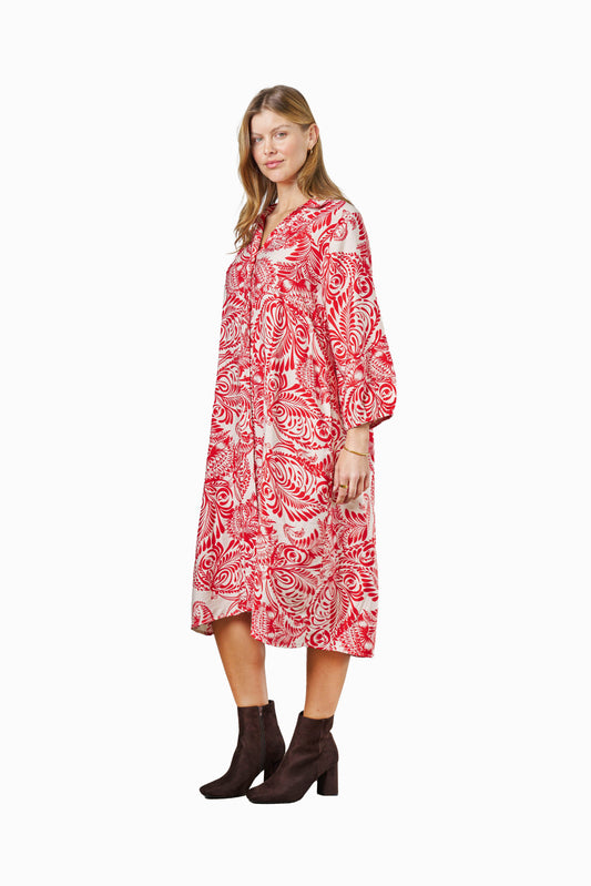 Antonia Dress - Red