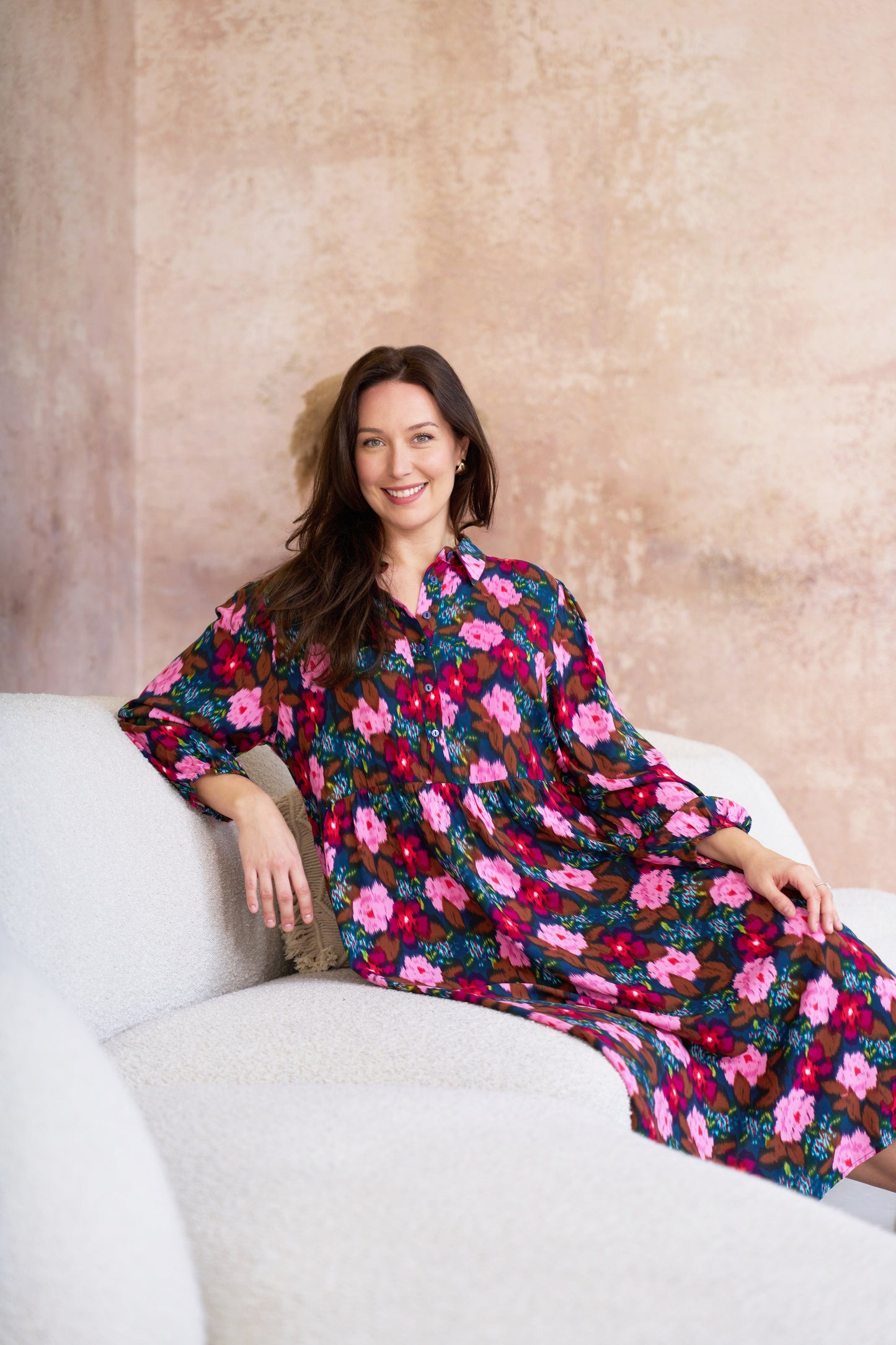 Dexter Dress - Hazy Floral Print