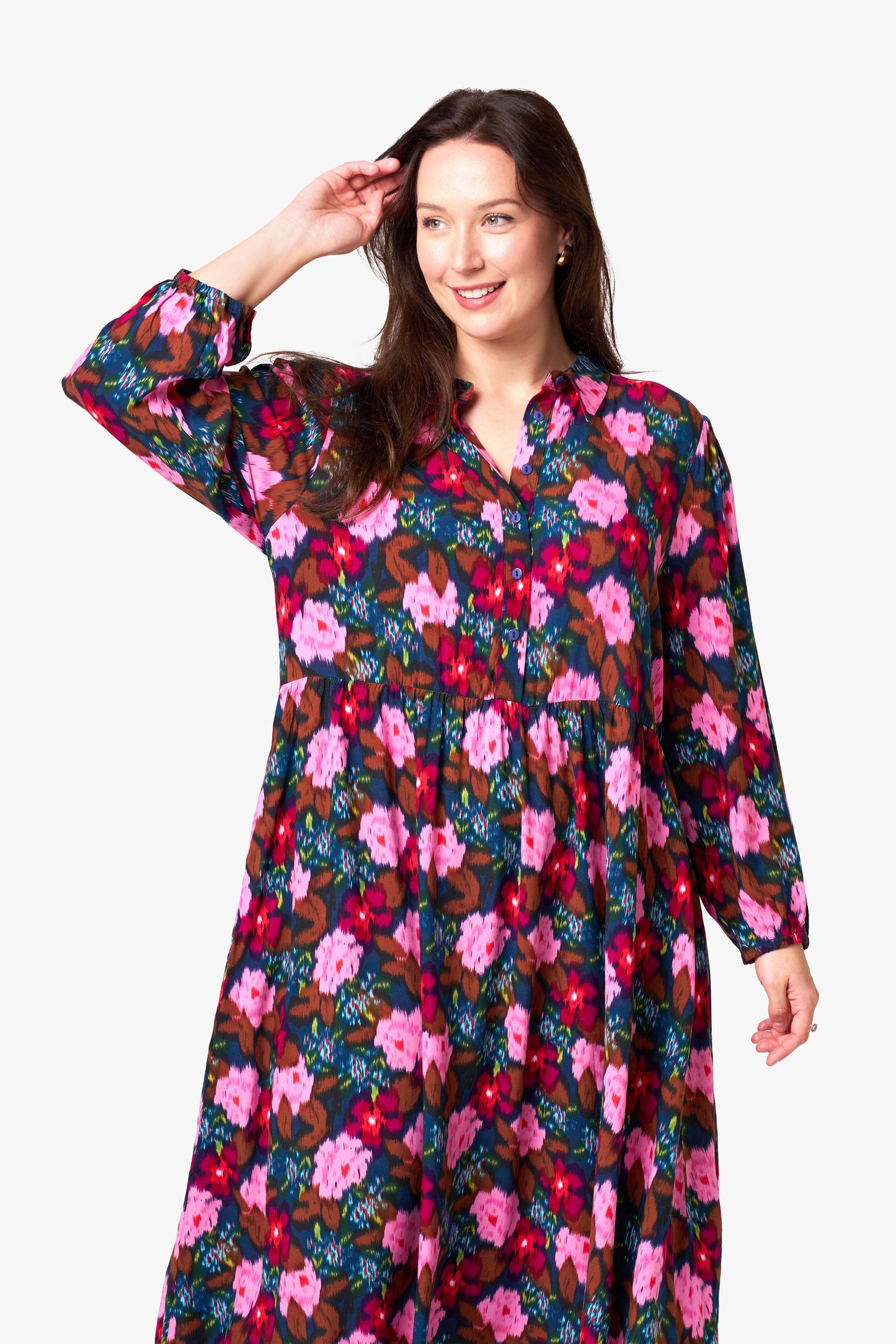 Dexter Dress - Hazy Floral Print